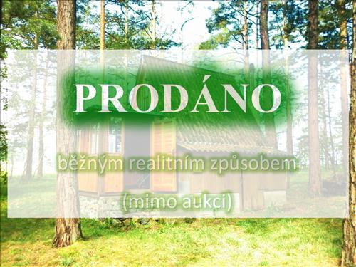 PRODÁNO (Běžným prodejem - bez aukce) Chata u Kletě v os. vl., 23 m2, Chlum u Křemže, okr. Český Krumlov